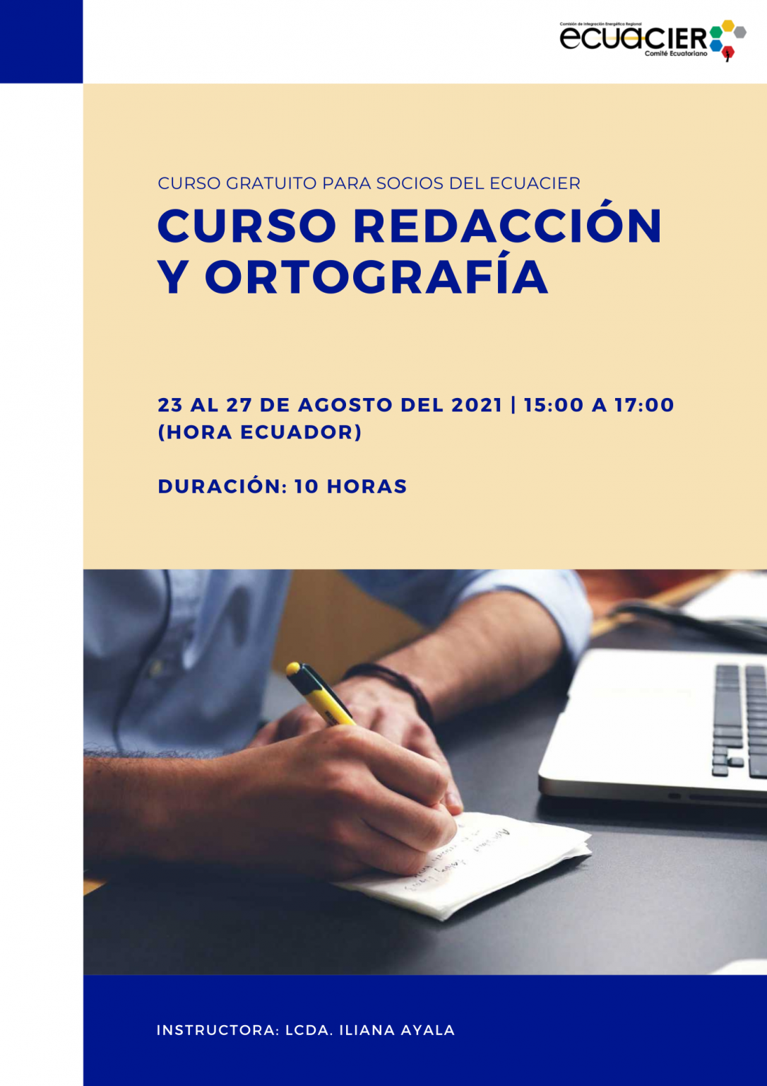 CURSO REDACCIÓN Y ORTOGRAFÍA – Ecuacier